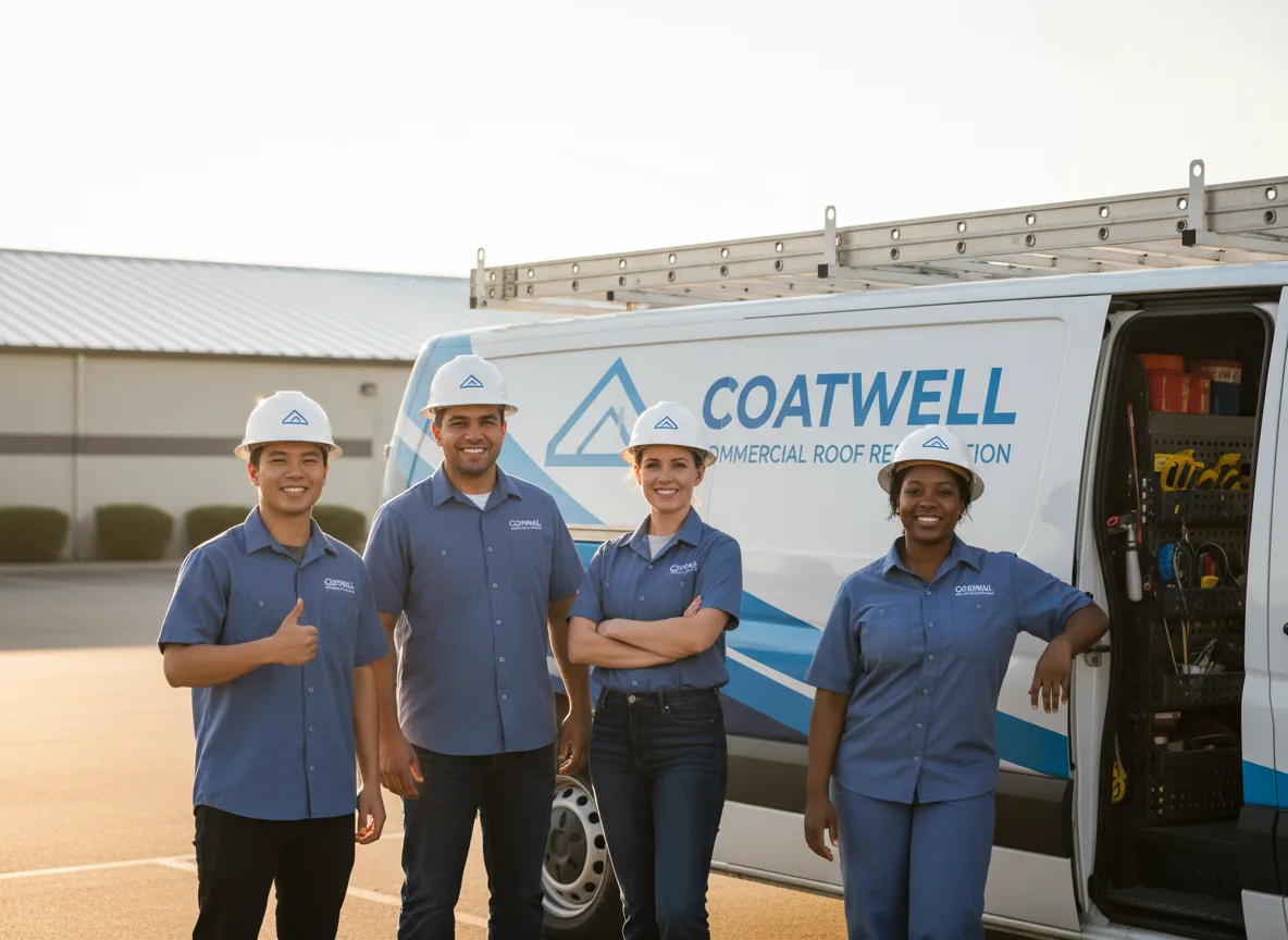 Commercial roof coating company in Meacham, OR